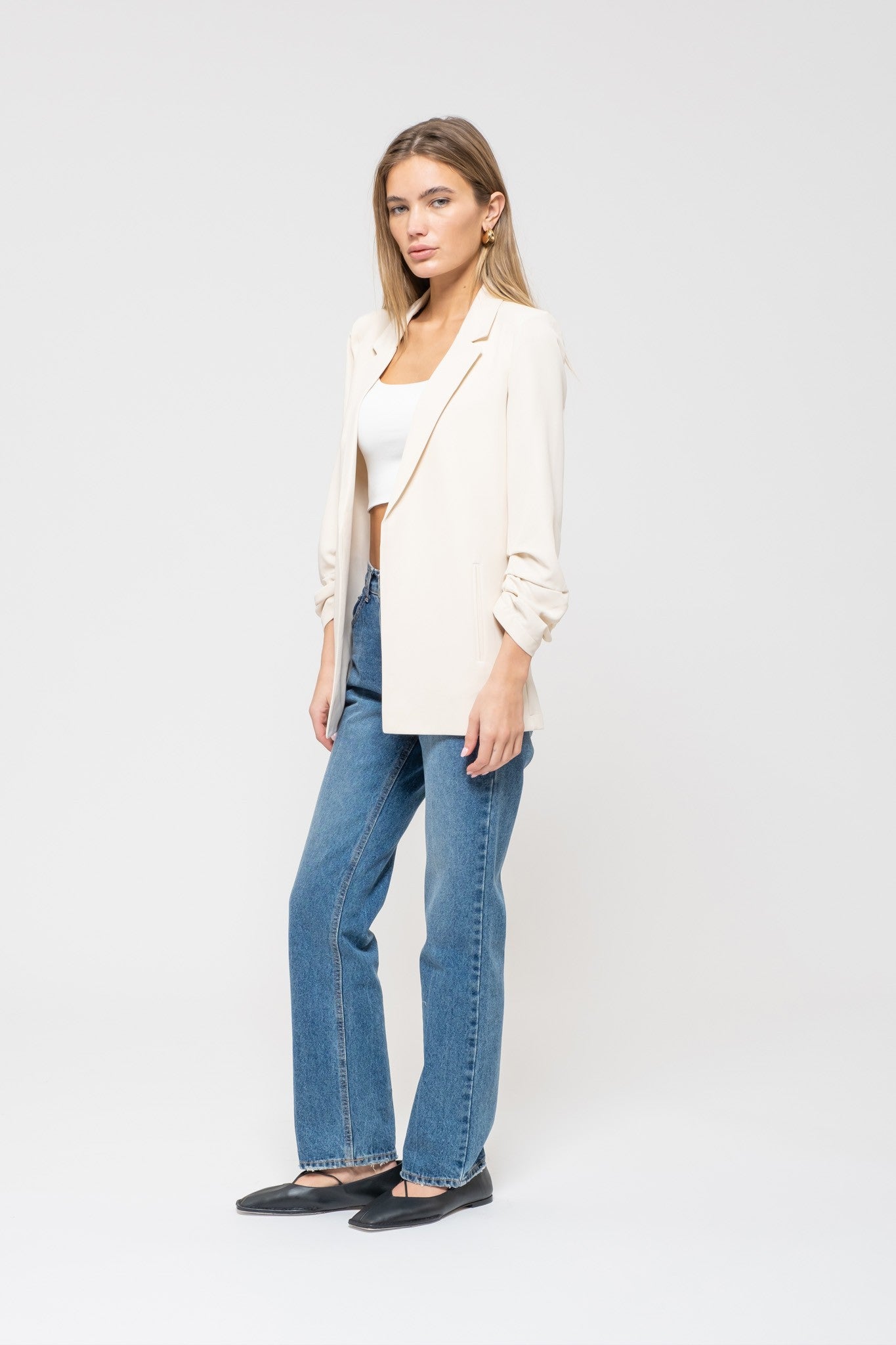 The Ella Blazer - Cream
