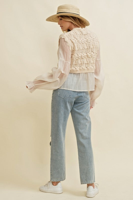 The Celeste Crochet Top