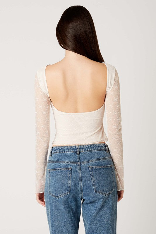 The Sofia Bow Top