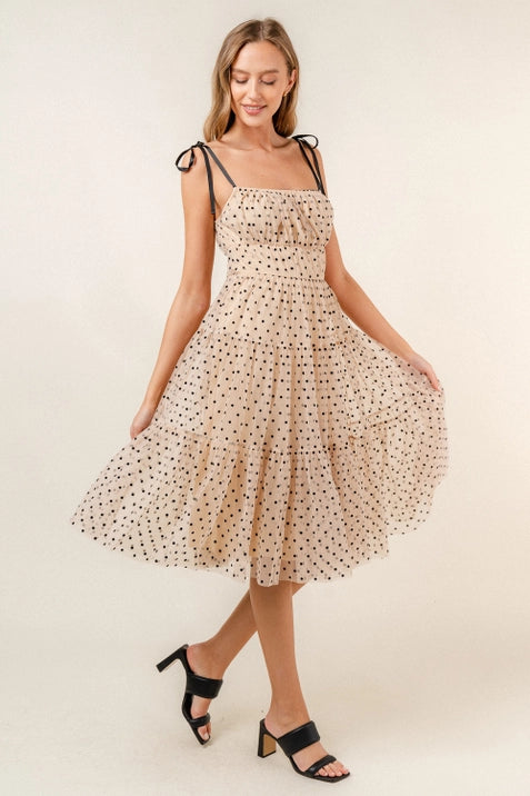 The Isabella Polka Dot Dress
