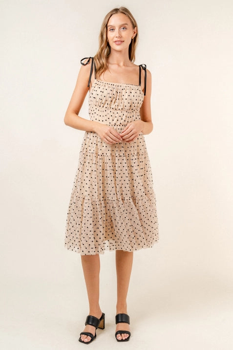 The Isabella Polka Dot Dress