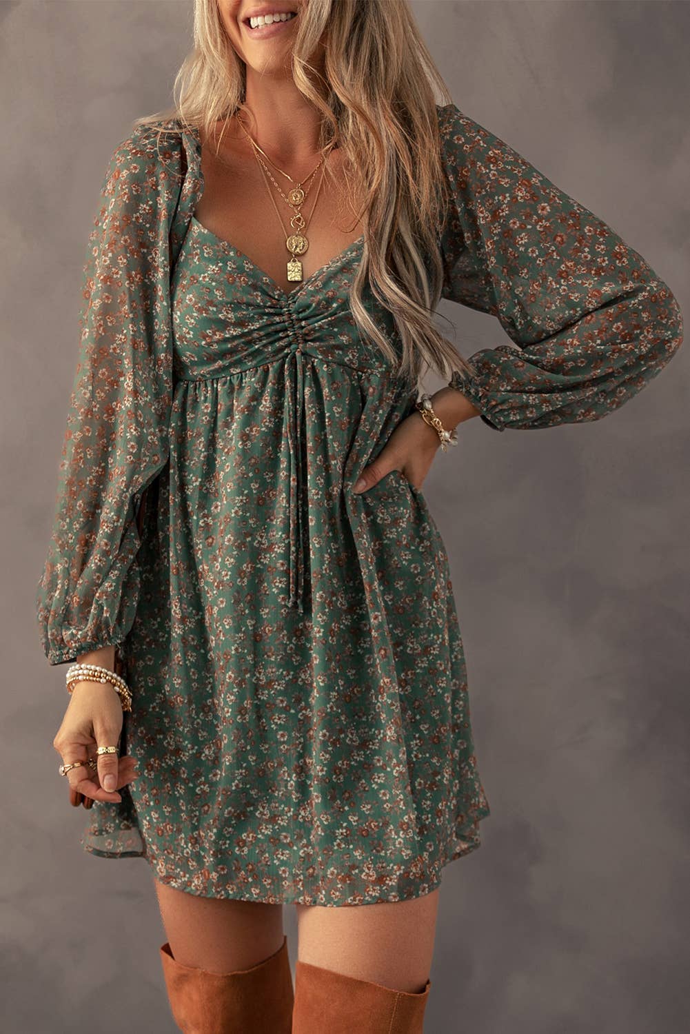 The Sammy Sweetheart Floral Dress