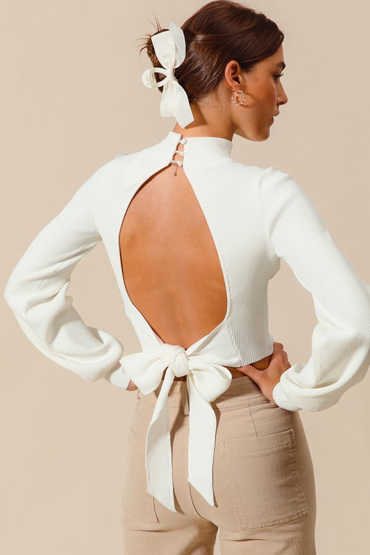 The Libby Bow Sweater