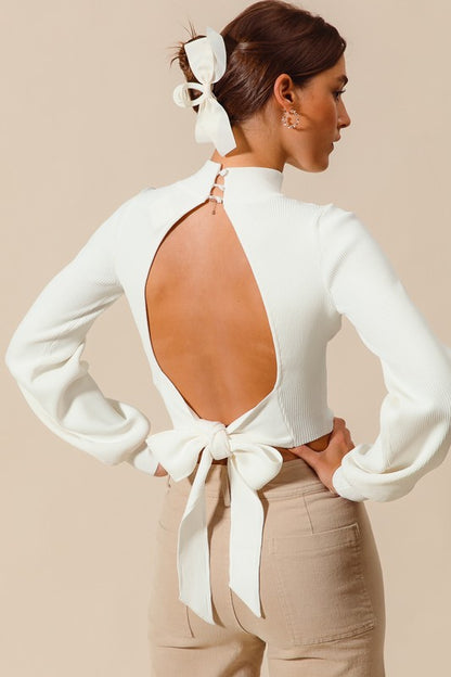 The Libby Bow Sweater