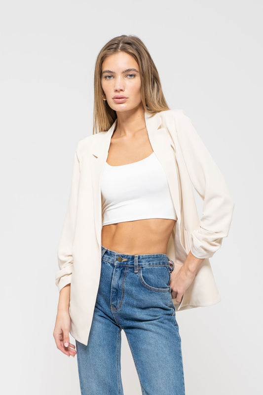 The Ella Blazer - Cream