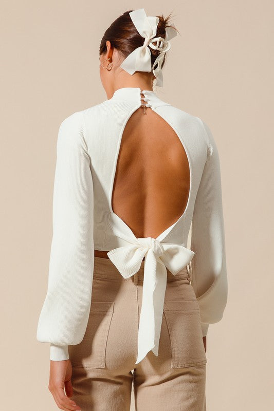 The Libby Bow Sweater