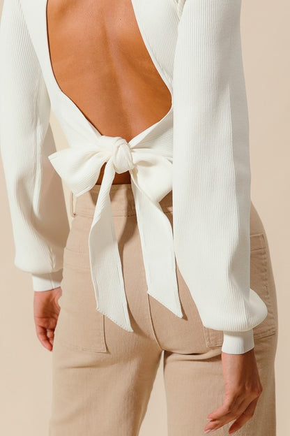 The Libby Bow Sweater
