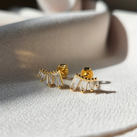 Minimalist Marquise Studs