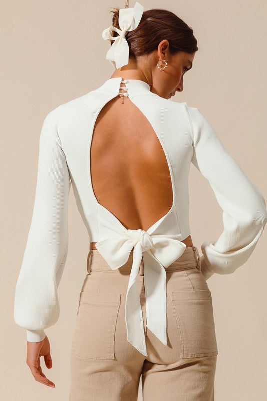 The Libby Bow Sweater