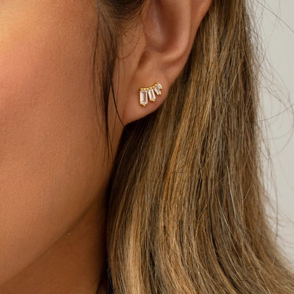 Minimalist Marquise Studs