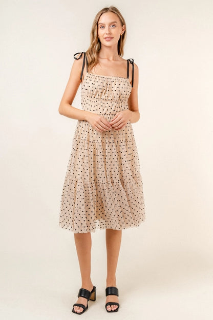 The Isabella Polka Dot Dress