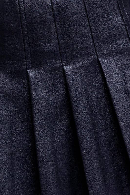 The Stella Leather Skirt