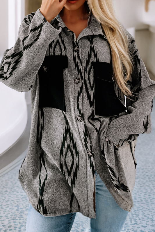 The Samantha Aztec Shacket